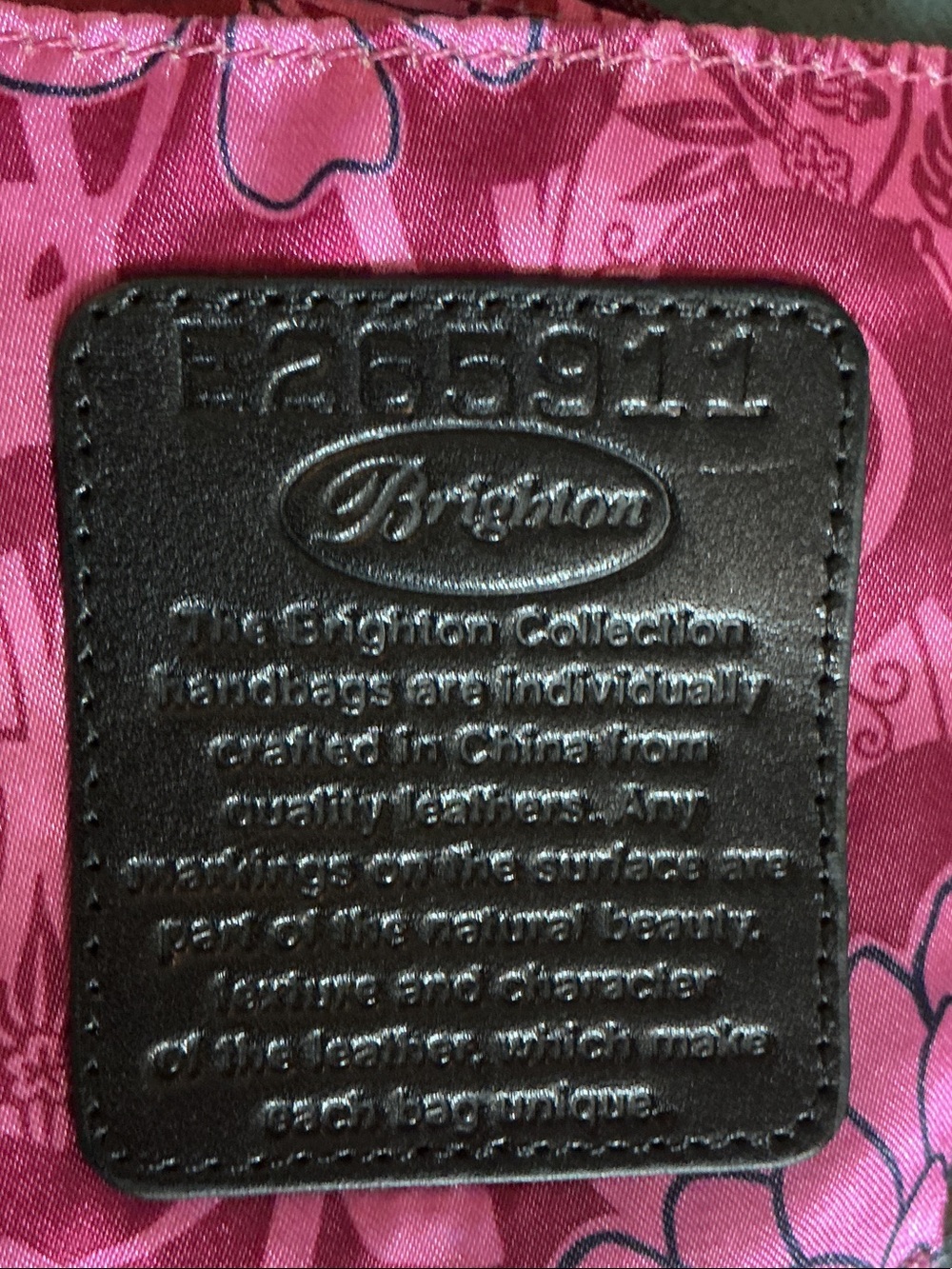 Brighton Black Textured Leather Messenger Bag - Picture 2 of 7